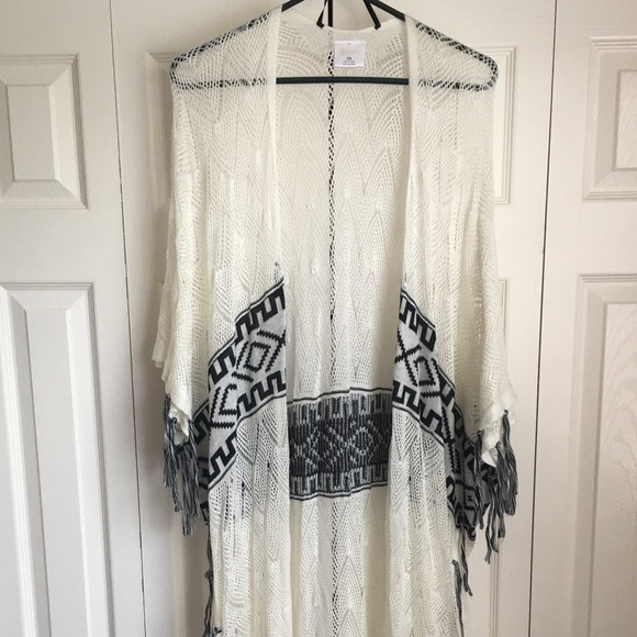 Other - Floor length Fringe cover up